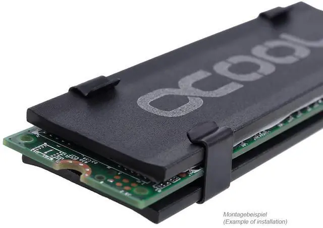 Main image of Alphacool HDX - M.2 SSD M01 - 80mm - Black (11310)