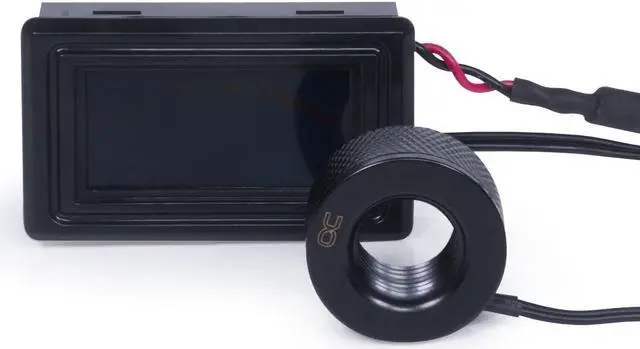 Main image of Alphacool Core Temperature Sensor G1/4 with C/F Display - Deep Black (17576)