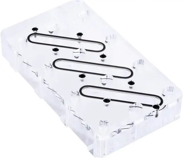 Alt view image 2 of 2 - Alphacool GPX Aurora SLI Connector 4-Way Symetric - Plexi (12980)