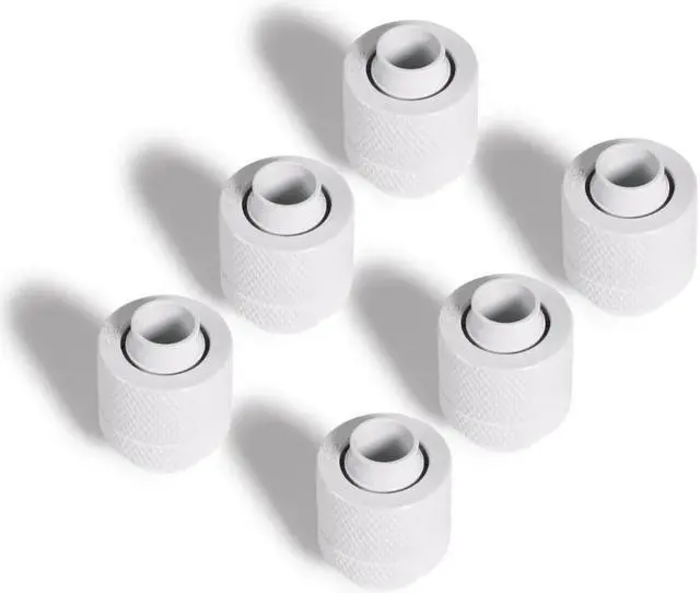 Main image of Alphacool Eiszapfen 13/10mm Compression Fitting G1/4 - White Sixpack (17624)