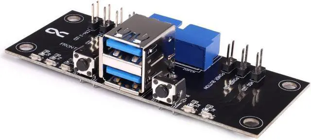Main image of Alphacool ES Front I/O-Panel with USB 3.0 and Cable Kit for Server Cases (25057)