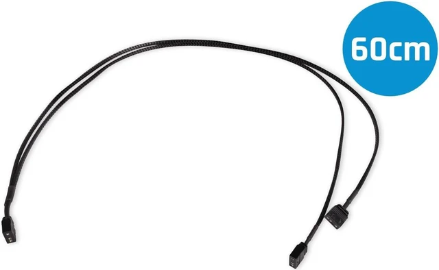 Main image of Alphacool Y-Splitter aRGB 3-Pin to 2x 3-Pin Cable - 60cm (18706)