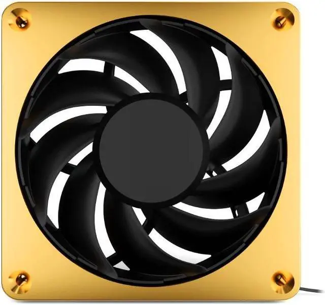 Main image of Alphacool Apex Stealth Metal Fan 3000rpm Gold - 120x120x25mm (13856)