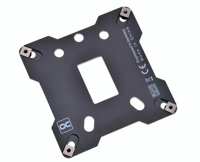 Main image of Alphacool Core Backplate XPX/Eisbaer LGA 115X/1200/1700 Metal CPU Mounting Hardware, Stainless Steel, Black (13071)