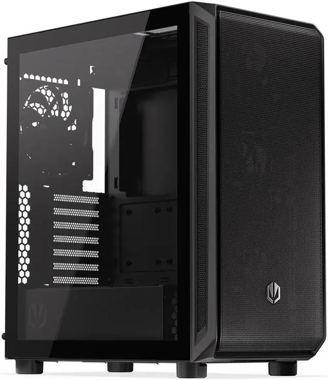 Alt view image 9 of 10 - ENDORFY Arx 500 Air, ATX PC case, computer case, 5x140mm PWM fans included, matx case, up to 360mm, Maximum airflow, top and front mesh, EY2A010