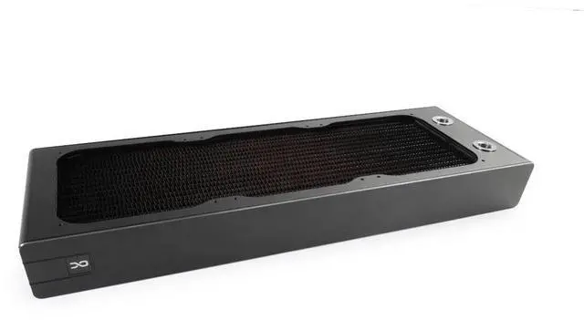 Main image of Alphacool Core XT45 Full Copper 360mm Radiator, 120mm, G1/4, 50mm, Black (14584)