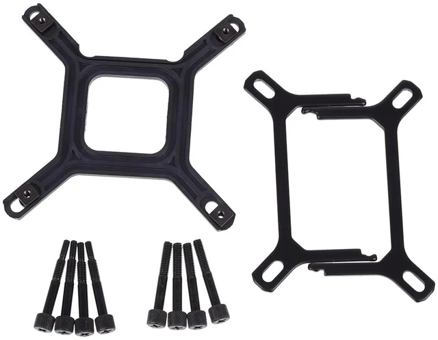 Alt view image 4 of 7 - Alphacool Eiskoffer - Mandrel 13mm 45° CPU Water Block, G1/4, Copper, Black (90348)
