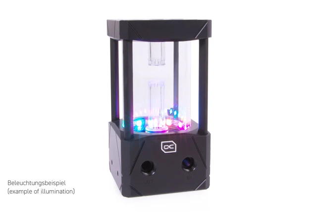 Alt view image 2 of 7 - Alphacool Eisbecher Aurora D5 Acetal/Glass - 150mm incl. Alphacool VPP Apex D5 Reservoir, G1/4, 150 mm, Borosilicate Glass (13327)