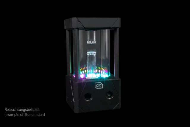 Alt view image 3 of 7 - Alphacool Eisbecher Aurora D5 Acetal/Glass - 150mm incl. Alphacool VPP Apex D5 Reservoir, G1/4, 150 mm, Borosilicate Glass (13327)