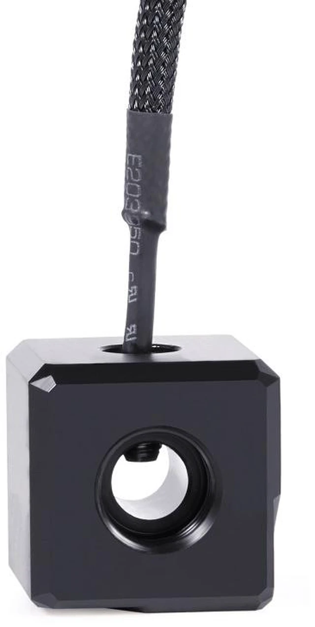 Alt view image 3 of 7 - Alphacool Temperature Sensor Square Acetal - Black (17555)