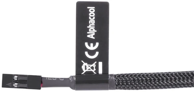 Alt view image 6 of 7 - Alphacool Temperature Sensor Square Acetal - Black (17555)