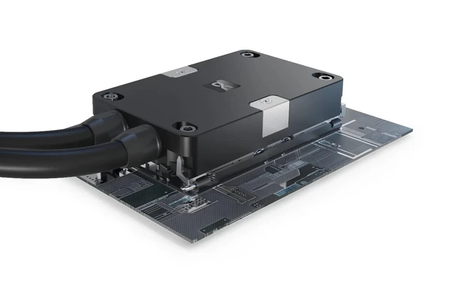 Alt view image 4 of 7 - Alphacool ES Stream LGA 4677 / SP5 LGA 6096 1U - Black CPU Water Block, G1/4, Nickel Plated Copper (10230)