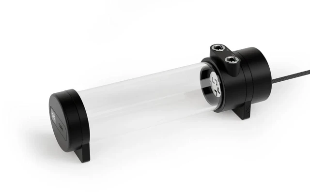 Alt view image 2 of 7 - Alphacool Core 70 Tube Reservoir with VPP/D5 Apex PWM Pump, G1/4, 494ml, Borosilicate Glass, Black (13742)