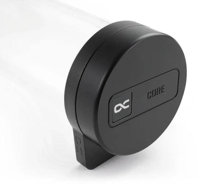 Alt view image 4 of 7 - Alphacool Core 70 Tube Reservoir with VPP/D5 Apex PWM Pump, G1/4, 494ml, Borosilicate Glass, Black (13742)