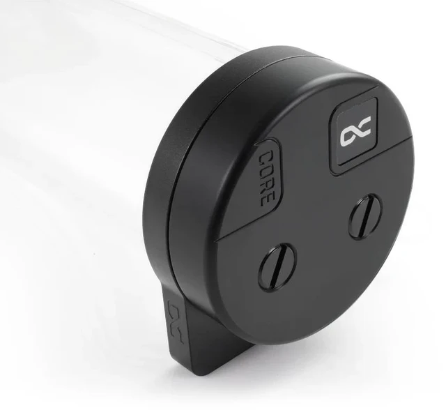 Alt view image 5 of 7 - Alphacool Core 70 Tube Reservoir with VPP/D5 Apex PWM Pump, G1/4, 494ml, Borosilicate Glass, Black (13742)