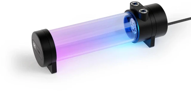 Alt view image 7 of 7 - Alphacool Core 70 Tube Reservoir with VPP/D5 Apex PWM Pump, G1/4, 494ml, Borosilicate Glass, Black (13742)