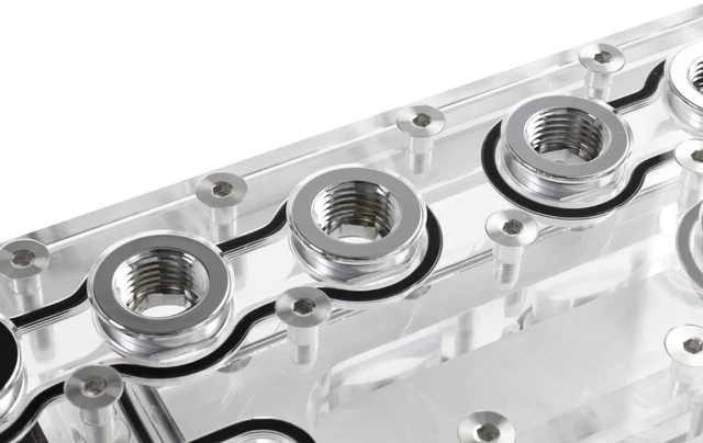 Alt view image 4 of 7 - Alphacool Core Distroplate 240 XS D5/DDC Reservoir, G1/4, 147ml, Acrylic, Clear (14672)