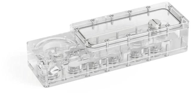 Alt view image 5 of 7 - Alphacool Core Distroplate 240 XS D5/DDC Reservoir, G1/4, 147ml, Acrylic, Clear (14672)