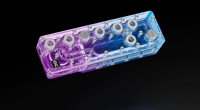 Alt view image 6 of 7 - Alphacool Core Distroplate 240 XS D5/DDC Reservoir, G1/4, 147ml, Acrylic, Clear (14672)