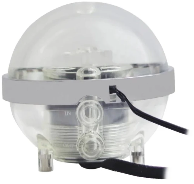 Alt view image 3 of 7 - Alphacool Eisball Adressable RGB - Acryl with D5 VPP655 PWM Reservoir, G1/4 (13795)
