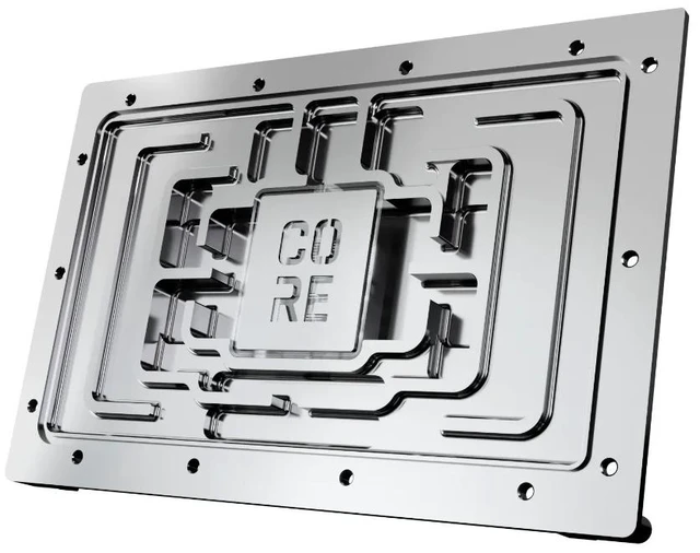 Alt view image 2 of 7 - Alphacool Core Geforce RTX 5090 Solid + AMP Waterblock with Backplate, G1/4, Chrome Plated Copper, ARGB (14730)