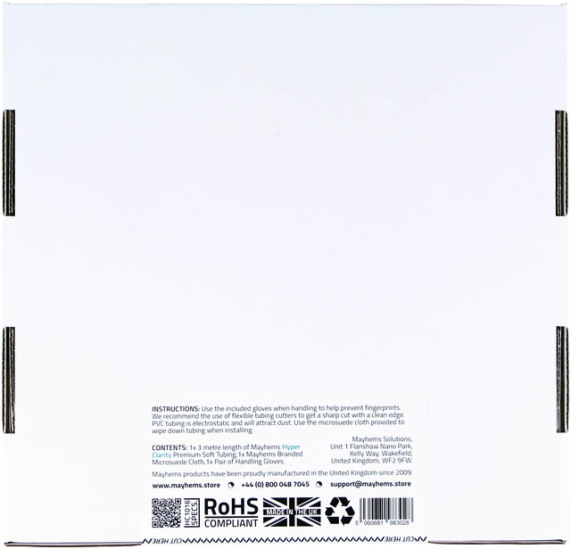 Alt view image 3 of 7 - Mayhems Soft Tubing - Hyper Clarity PVC - 16/10mm - 3m Retail Box, Clear (MSTHC10163M)