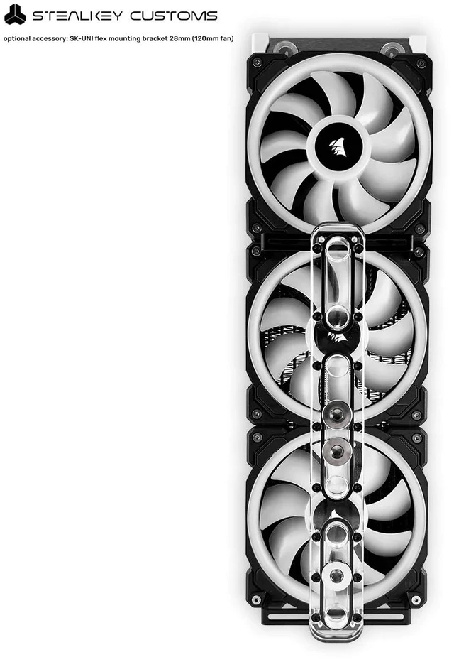 Alt view image 5 of 7 - Stealkey Customs CubeTube Distroplate 240mm - Acryl, Clear (SW10134)