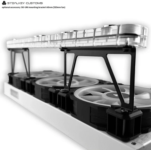 Alt view image 3 of 7 - Stealkey Customs CubeTube Distroplate 360mm - Acryl, Clear (SW10133)