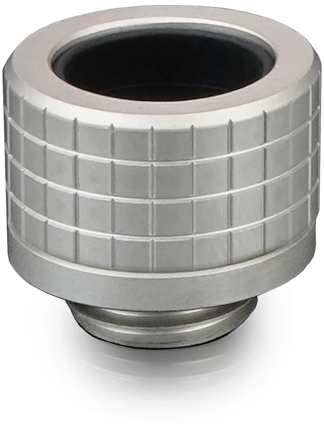 Alt view image 4 of 7 - Thermal Grizzly DeltaMate 14mm HardTube Compression Fitting - HT14 - Matt Nickel, G1/4, Brass (TG-DM-FIT-0214)