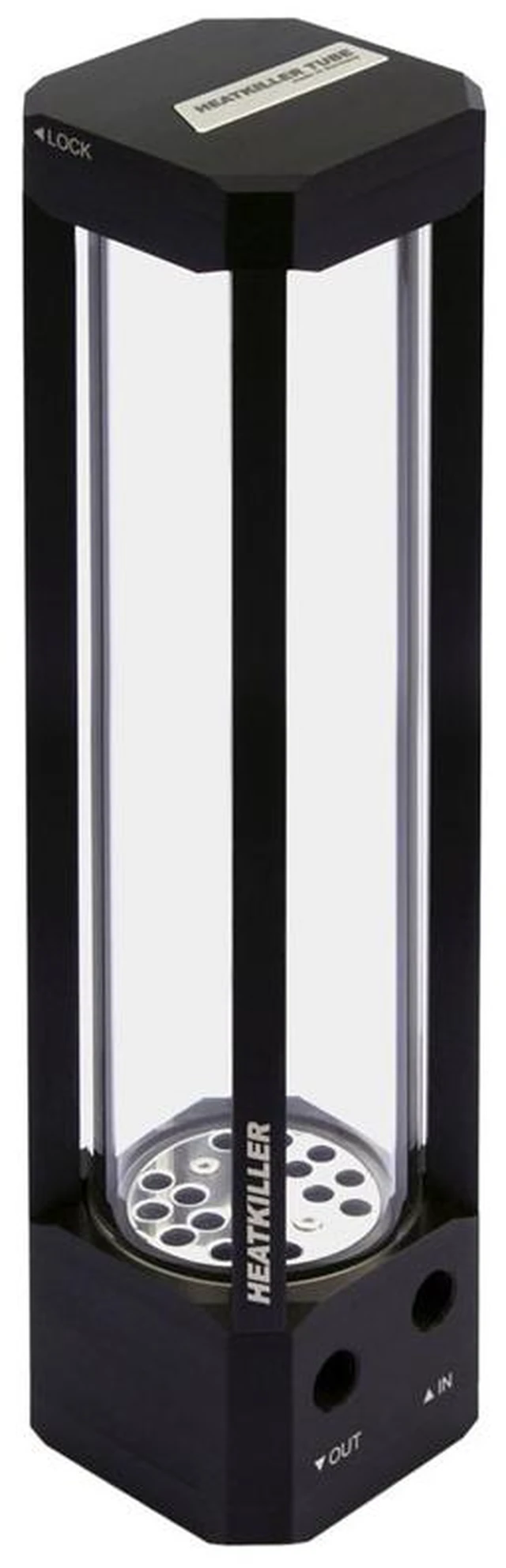 Alt view image 4 of 7 - Watercool HEATKILLER® Tube 200 D5 - Clear Reservoir, G1/4, 200mm, Borosilicate Glass (30205)