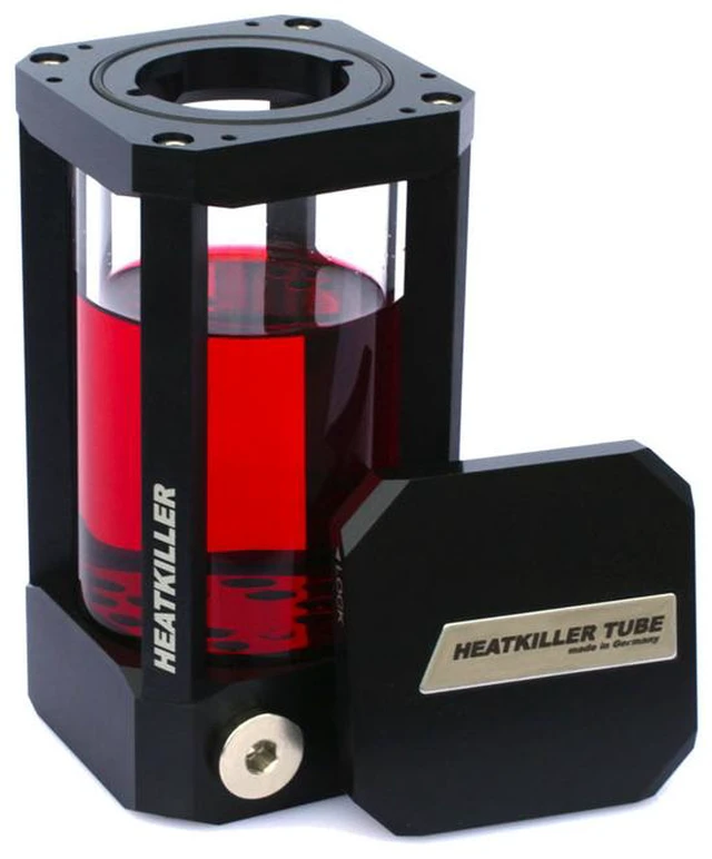 Alt view image 5 of 7 - Watercool HEATKILLER Tube Reservoir, 150mm, D5, G1/4, Borosilicate Glass, Clear (WAT-0014)