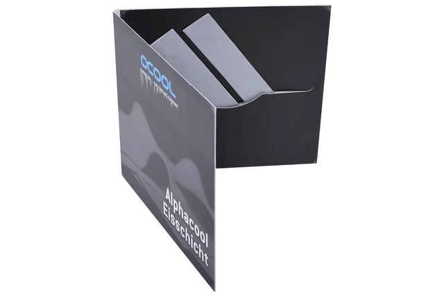 Alt view image 6 of 7 - Alphacool Ice Thermal Pad - 17W/mK 120x20x1.5mm - 2 Pieces, Grey (12470)