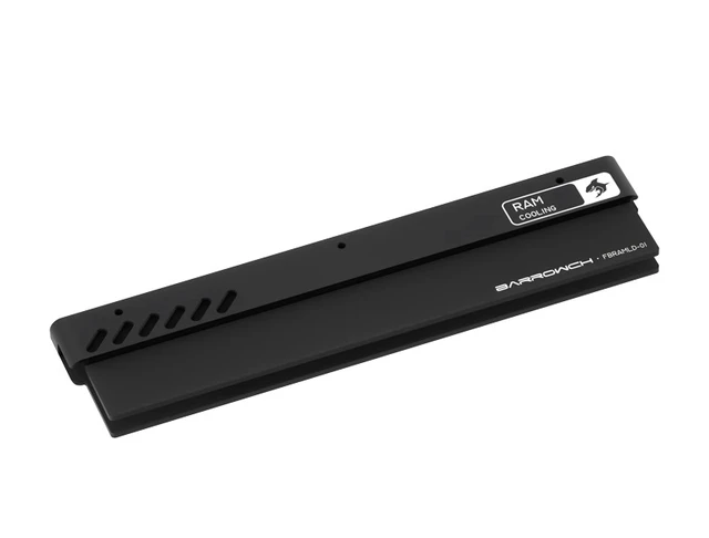 Alt view image 5 of 6 - Barrowch DDR5 RAM Single Dimm Heatsink - Black, Aluminum (FBRAMLD-01)