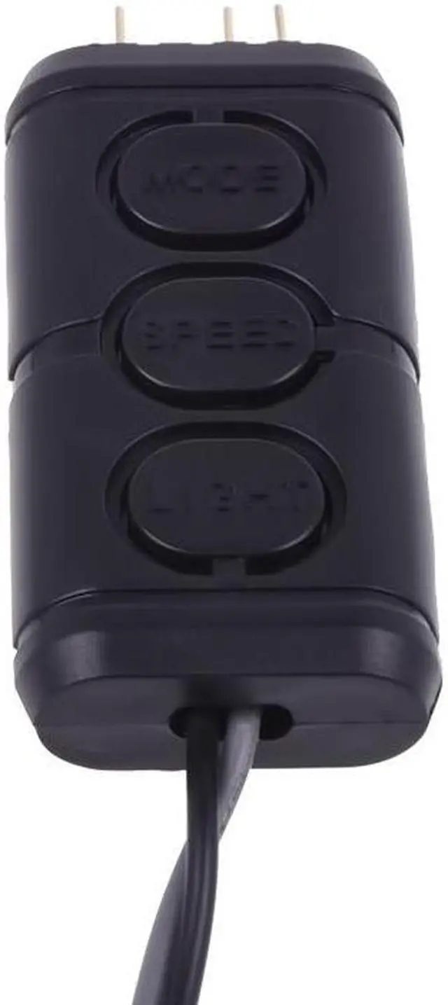 Alt view image 2 of 6 - Alphacool Aurora Eiscontrol Addressable RGB Controller, Black