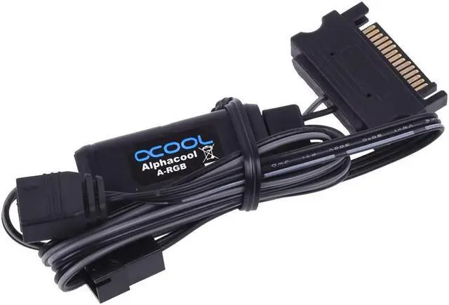 Alt view image 3 of 6 - Alphacool Aurora Eiscontrol Addressable RGB Controller, Black