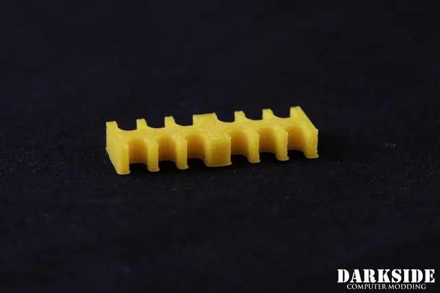 Main image of Darkside 12-Pin Cable Management Holder - Yellow (3DS-0110)