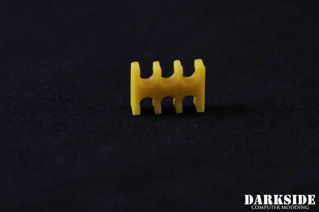 Main image of Darkside 6-Pin Cable Management Holder - Yellow (3DS-0108)