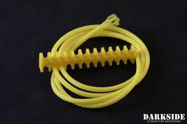 Alt view image 2 of 2 - Darkside 6-Pin Cable Management Holder - Yellow (3DS-0108)