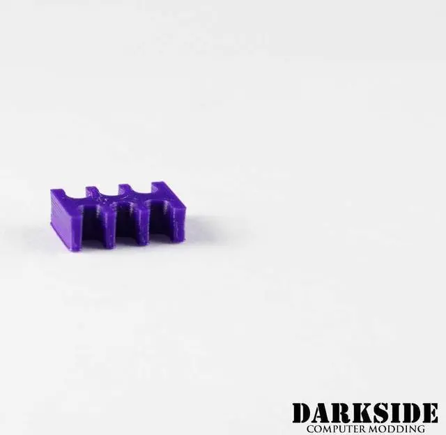 Alt view image 5 of 6 - Darkside 6-Pin Cable Management Holder - Dark Purple (3DS-0115)