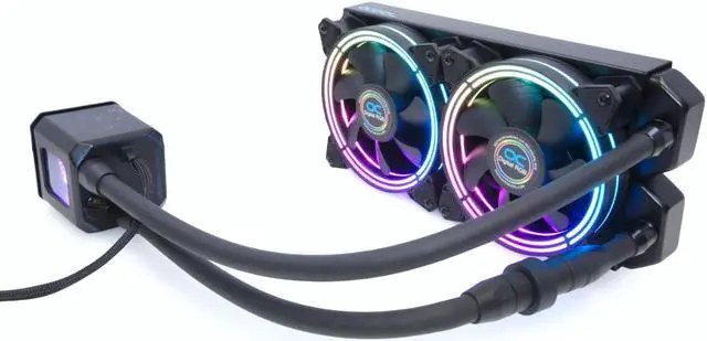 Alt view image 9 of 15 - Alphacool Eisbaer Aurora All-In-One CPU Cooler, 240, Digital RGB