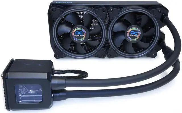 Alt view image 10 of 15 - Alphacool Eisbaer Aurora All-In-One CPU Cooler, 240, Digital RGB