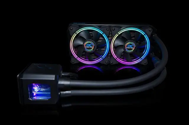 Alt view image 11 of 15 - Alphacool Eisbaer Aurora All-In-One CPU Cooler, 240, Digital RGB
