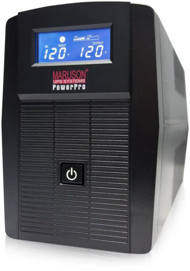 Main image of MARUSON 800VA UPS Battery Backup and Surge Protector, 450W, 6 Outlets, Line Interactive, AVR, LCD, cTUVus, PRO-800LCD