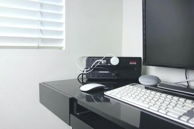 Alt view image 7 of 7 - MARUSON 625VA 330W Standby UPS Battery Backup and Surge Protector, 8 Outlets, Uninterruptible Power Supply, Software, cTUVus, POP-625BS