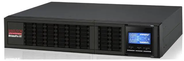 Main image of MARUSON 2000VA Online UPS Battery Backup, 8 Outlets,1930W, LCD, Double-Conversion Uninterruptible Power Supply, 2U 2U Rackmount, cTUVus, ULT-P2KRT
