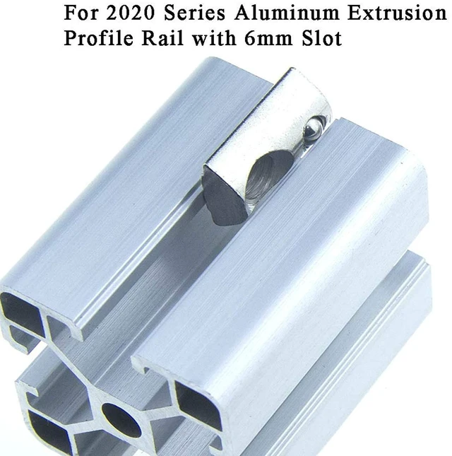 Alt view image 6 of 7 - Binzzo 2020 Series M3 M4 M5 T Slot Nuts Assortment Kit Roll-in Spring Ball Loaded Elastic Nuts 32 Pack Carbon Steel for 2020 Series Aluminum Extrusion Profile Rail with 6mm Slot for 3D Printer