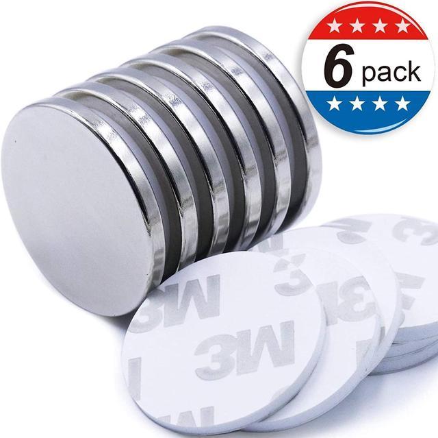 1 x 1/8 inch Strong Neodymium Rare Earth Disc Magnets N52 (8 Pack)