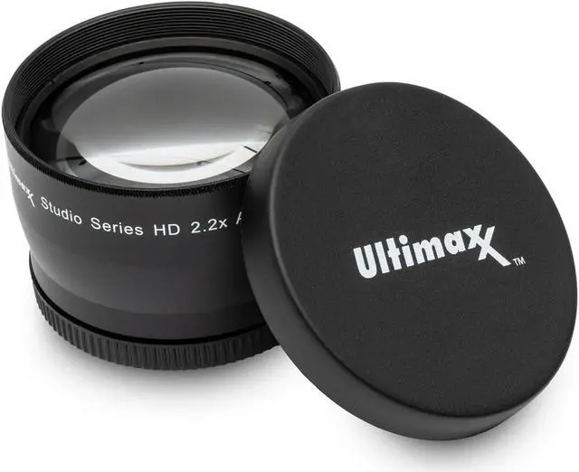 Alt view image 2 of 4 - 2.2x Professional Anti-Reflection Telephoto Lens 58mm with Protective Pouch