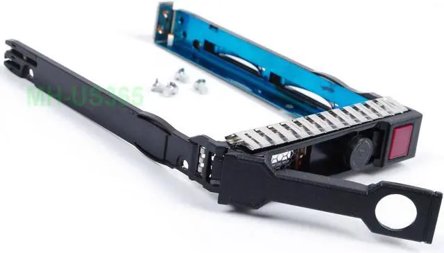 Alt view image 5 of 6 - 2.5" For HP ML30 Gen10 G10 Hard Drive Caddy SSD HDD SAS/SATA Tray & chip LED