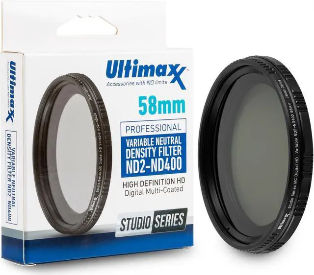 Alt view image 6 of 6 - ULTIMAXX 49mm Variable Neutral Density Twisting Multi-Coated Filter ND2-ND400